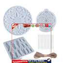 Dream Catcher Mold 15pcs Silicone Feather Pendant Dream Catcher Mold (2) Newly