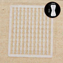 1Card (100Pcs) Clear Hair Rig Fishing Boilie Stops Stops Bait Dumbell.ca M7D9
