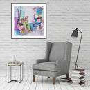 5D DIY Special Shaped Diamond Painting Love Cross Stitch Kit Home Bedroom Decor
