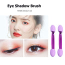 50pcs Eye Shadow Brush Double Sided Beauty Women Makeup Brushes (Purple)
