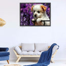 5D DIY Diamond Painting Kits Animal Full Round Drill Rhinestone Wall Art Craf