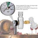 Gas Ball Lock Disconnect Beer Kegerator CO2 Gas Regulator Homebrew Beer Tap