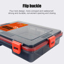 Double Sided Fish Hook Lures Bait Storage Box Fishing Tackle Case (Orange) Newly