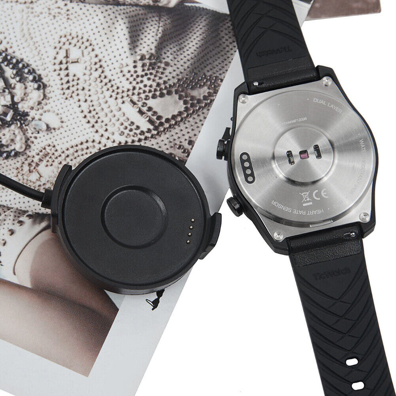 1m USB Charging Cradle Cable for Ticwatch Pro Sports Smart Watch Power Adapter