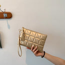 Fashion Solid Womens Clutch Bag Rivet Leather Female PU Clutch Evening Handbag
