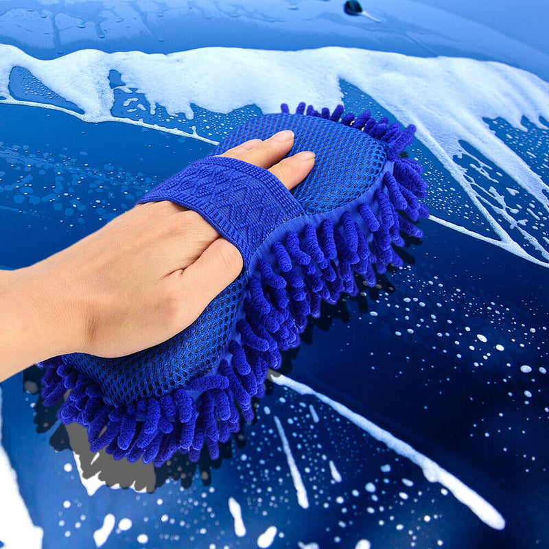 Chenille Microfiber Car Wash Sponge for Washing Car Truck SUV Motorcycle