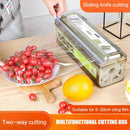 Cling Film Dispenser Holder Cutter Food Wrap Kitchen Foil Food Plastic Wrap ~
