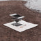 #A Qvien Camping Fireproof Cloth Flame Retardant Insulation Pad BBQ Fire Pit Mat