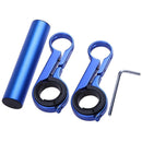 10cm Bicycle Light Holder Bike Handlebar Extender Lamp Phone Stand(Blue) Newly