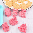 Claus Cake Mould Baking & Pastry Tools Christmas Biscuit Mold Cookies Cutter