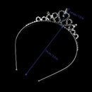 Rhinestone Tiara Hair Band Kid Girl Bridal Princessm Crown Headband X6Y4 V4N5