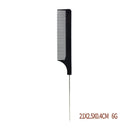 10pcs Ultra Thin Anti Static Straightener Comb Styling Steel Brush (Black) Newly