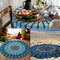 Outdoor Picnic Mat Round Holiday Beach Cushion Blanket Camping Boho Pad Shawl