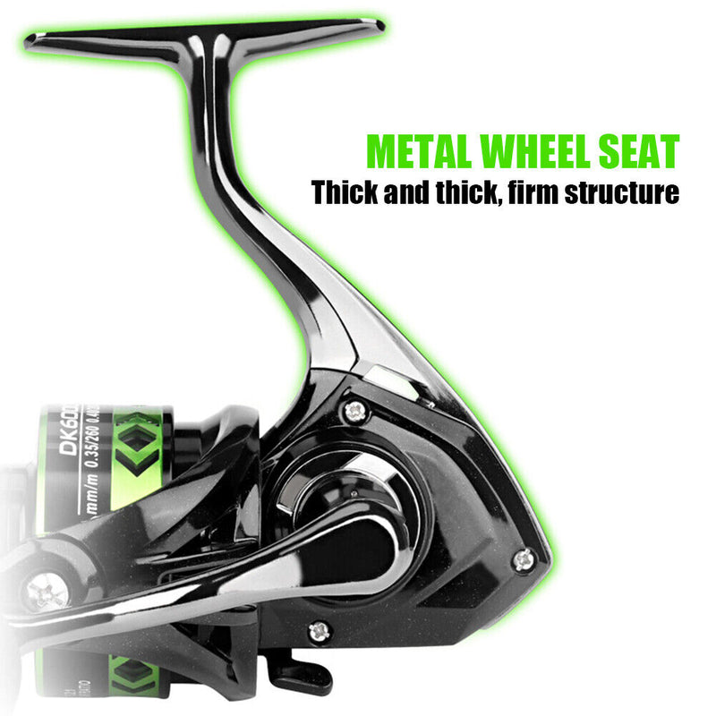 Fishing Reel DK2000-7000 Metal Spool Spinning Saltwater Carp Sea Fishing Wheel