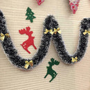 2M Christmas Garland Home Party Wall Door Decor Xmas Tinsel F7Y4 E2A0 S5Q0