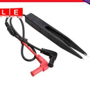 SMD Inductance Test Clip Probe Tweezers for Resistance Capacitor Multimeter