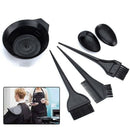 Salon Hairdressing Dye Hair Colouring Brush Tint Comb Bleaching With Bowl