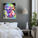 11CT Full Embroidery DIY Magic Horn Horse Stamped Cross Stitch Art Needlework