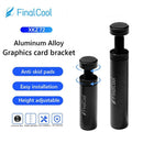 FinalCool XKZ712 Vertical Magnetic Video Graphics Card Holder Jack (Black)