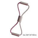 8 Word Chest Expander Resistance Bands Sport Workout Muscle Training Puller R