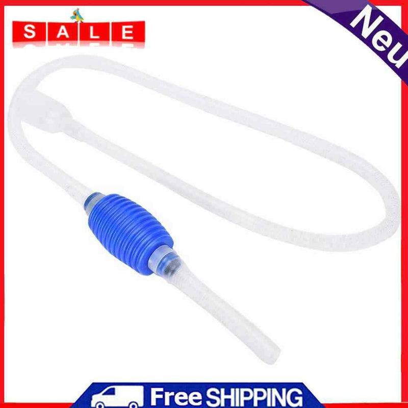 Aquarium Hand Siphon Vacuum Washing Sand Water Changer Manual Fish Tank Filter