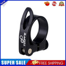 Bike Seat Tube Clip Quick Release MTB Bicycle Seatpost Clamp (Black 31.8mm)