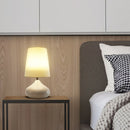 LED Table Lamp Nordic Style Desk Bedside Living Room Home Lighting (White) Newly
