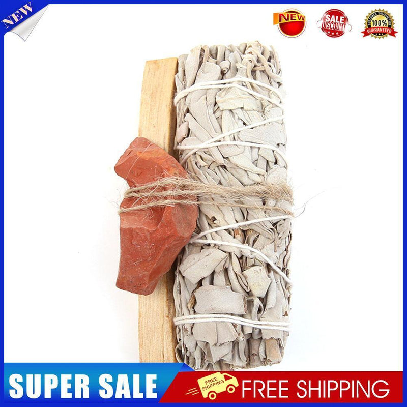 White Sage Incense Bundles Sacred Wood Aroma Indoor Home Purification (A)