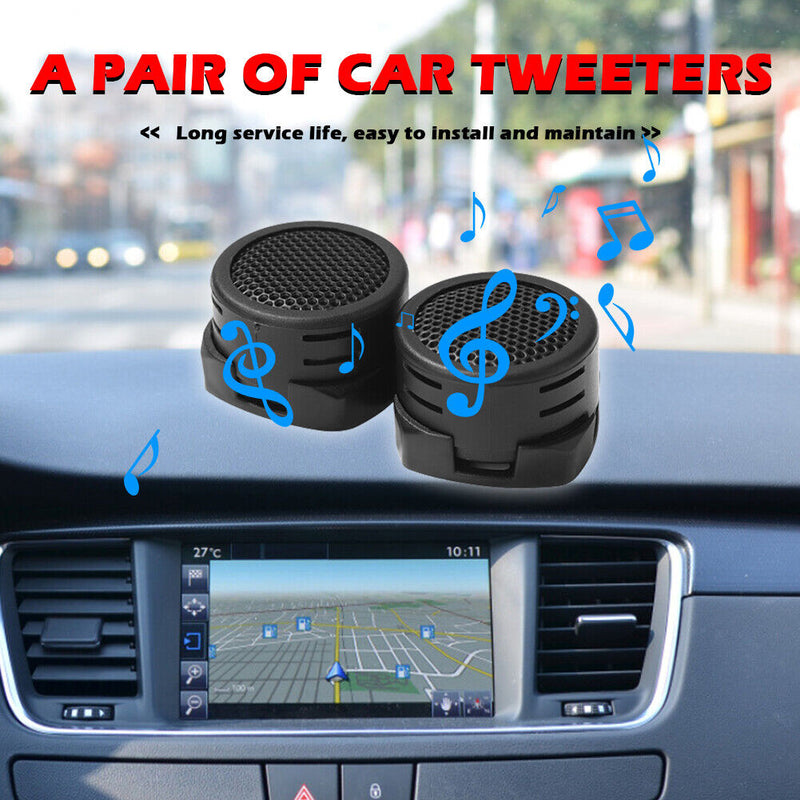 Car Tweeters Mini High Frequency Car Audio Loudspeakers Universal TP-005A 2 Pack