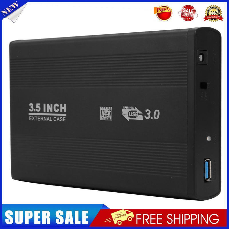 3.5 inch Hard Disk Drive Case SATA to USB3.0 Adapter External HDD Enclosure