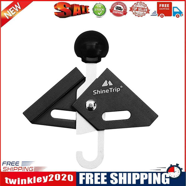 Tent Canopy Strut Pole Thimble Adjustable Top Support Connector (Black 1pc)