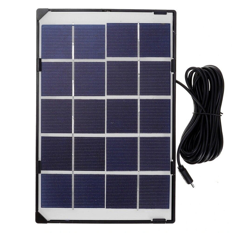 10W 5V Solar Panel for Wireless Outdoor Security Camera IP65 Waterproof Cha