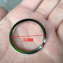 Useful Pocket 32mm Clasps Split Key Ring Keychain Chain Loop Stainless Steel