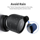 Camera Cover for Google Nest Cam Outdoor or Indoor (Battery) 2022 (Black) Newly