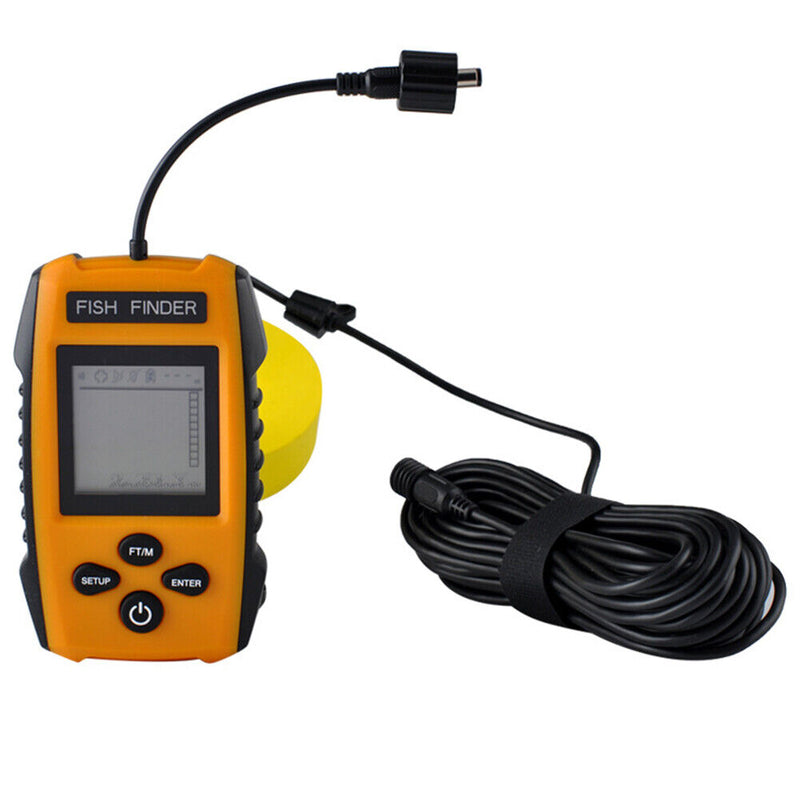 Portable 100m Wired Sonar Sensor LCD Fish Finder Underwater Fishfinder Newly