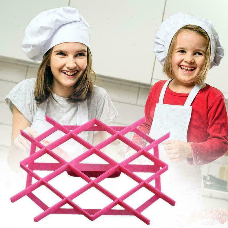 Diamond Fondant Hollow Cutting Mold Embossing Lattice Hollow Mold V0Q1 Cake L4Q7
