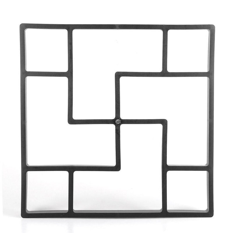 Garden Pavement Mold DIY Manually Paving Cement Concrete Brick Mould (9)