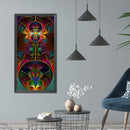 5D DIY Full Drill Square Shape Colorful Pattern Rhinestone Diamond Drawing