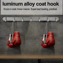 Wall Mounted Hooks Coats Clothes Hat Row Hook Towel Hanger Rack(7 Hooks Newly