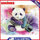 Panda Full Round Diamond Painting DIY Wall Decor Rhinestone Art Crafts Ink Color