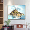 Castle Oil Paint By Numbers Kit DIY Acrylic Painting on Canvas Frameless