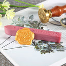 Retro DIY Wax Seal Strips without Core for Fire Painting Stamp (Pink)
