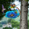 Solar Hanging Bird Feeder Lamp Outdoor Garden Yard Feeding Decor Station V9N1