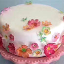 Party Cake Wedding Bakeware Flowers Water Paper Cupcake Topper Glutinous Rice