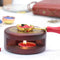 Sealing Wax Spoon Solid Wood Retro Wax Spoons Decorative Stamp Craft (Red)
