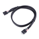 50cm USB 2.0 9 Pin Male to 9 Pin Female Adapter Extension Cable Cord Wire