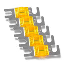5pcs Nickel Plated Car Audio 32V AFS Mini ANL Fuses Auto Stud Fuses (40A) Newly