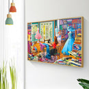 Diamond Painting Full Round Drill Tailores Rhinestone Cross Stitch Wall Decor