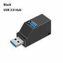 Data Transfer Portable High Speed Splitter Box 3 Ports USB 3.0 Hub Adapter
