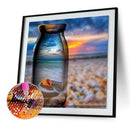 5D Full Drill Diamond Painting DIY Bottle Scenery Cross Stitch Home Decor Gif
